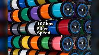 10Gbps Single Mode Fiber Optic Reel