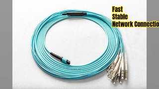 40Gbps 10Gbps Fiber Optic Jumper Cable MPO 3mm